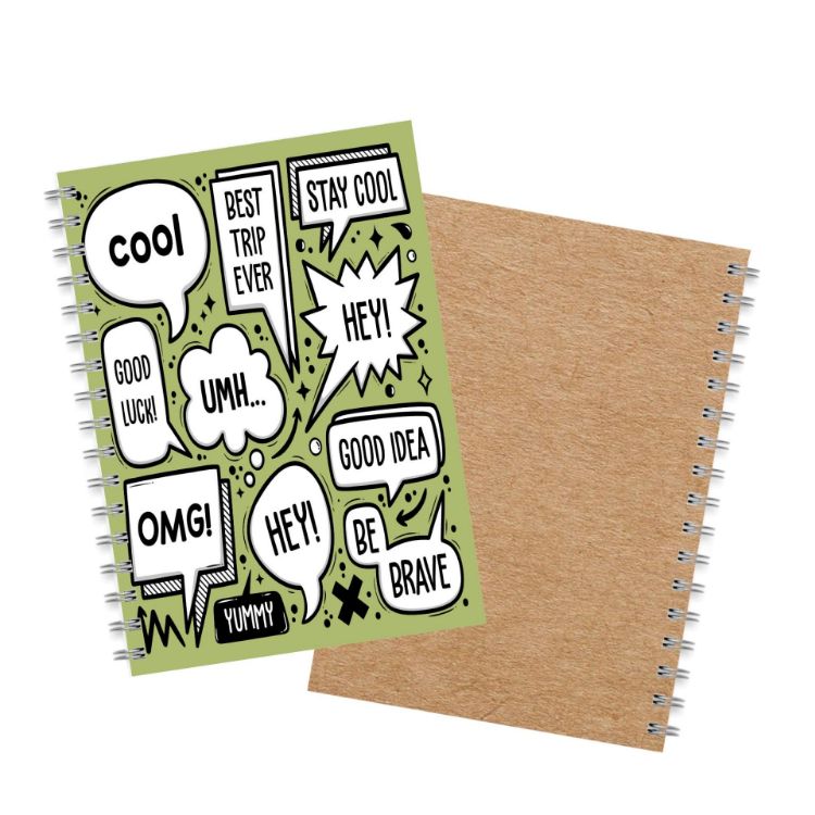 Picture of B5 Full Colour Wiro Binding NoteBook