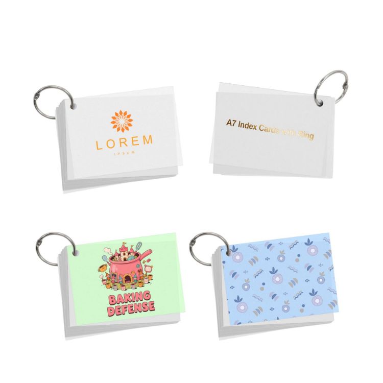 Picture of A7 PP Cover Index Cards with Ring