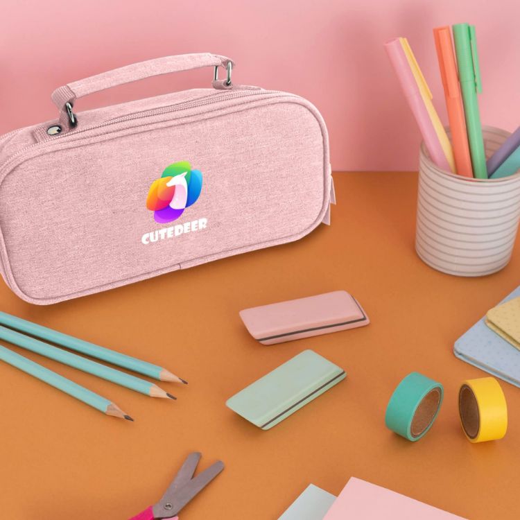 Picture of Pencil Case with Compartments and handle