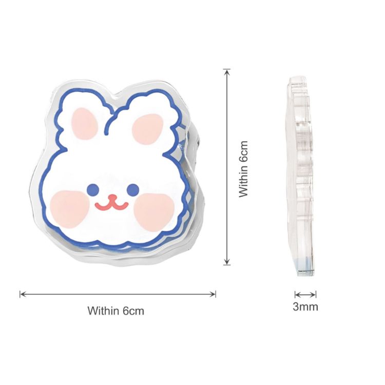 Picture of Custom Shape Acrylic UV Print Clip