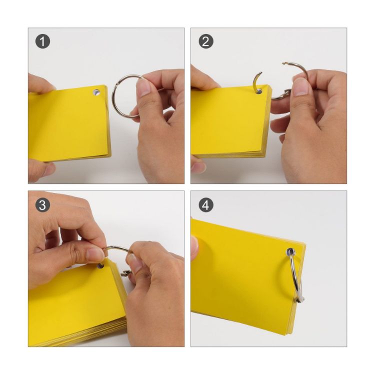 Picture of A7 Pearlescent Index Cards with Ring