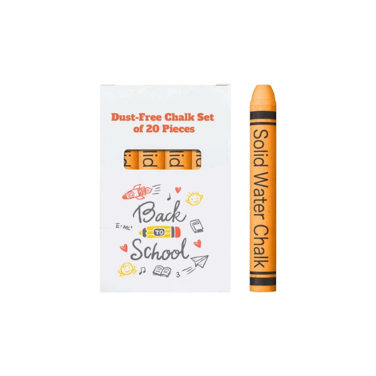 Picture of Dust-Free Chalk Set of 20 Sticks