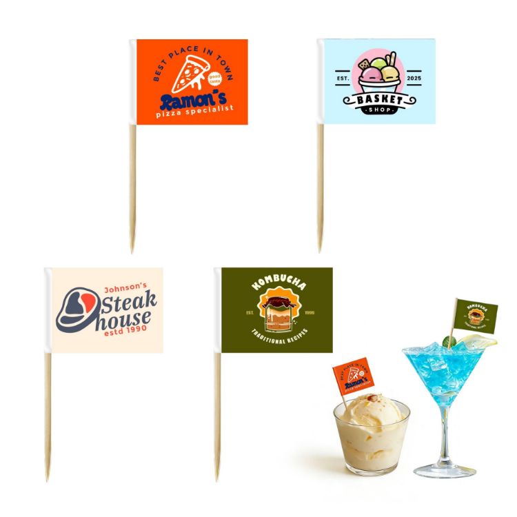 Picture of Pack of 100 Labeling Stick Flags