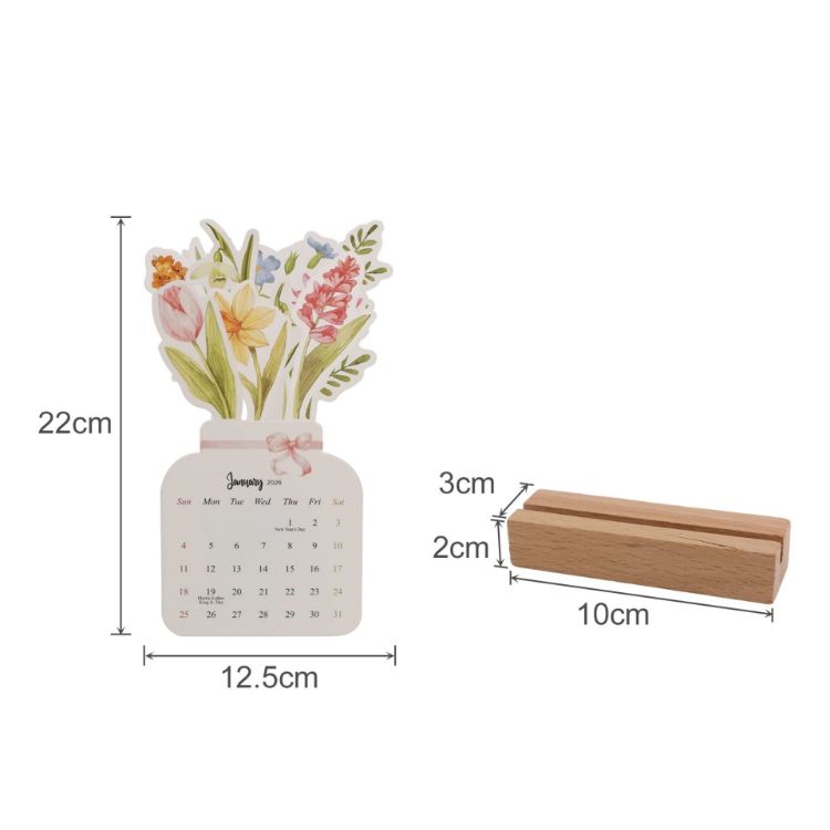 Picture of Flowers Desk Calendar