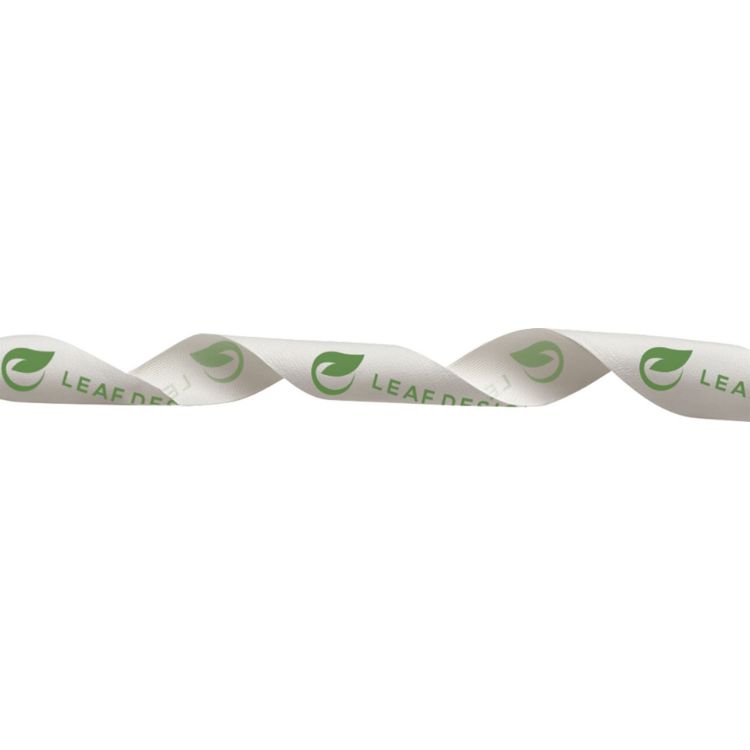 Picture of 16mm RPET Screen Printed Satin Polyester Ribbon
