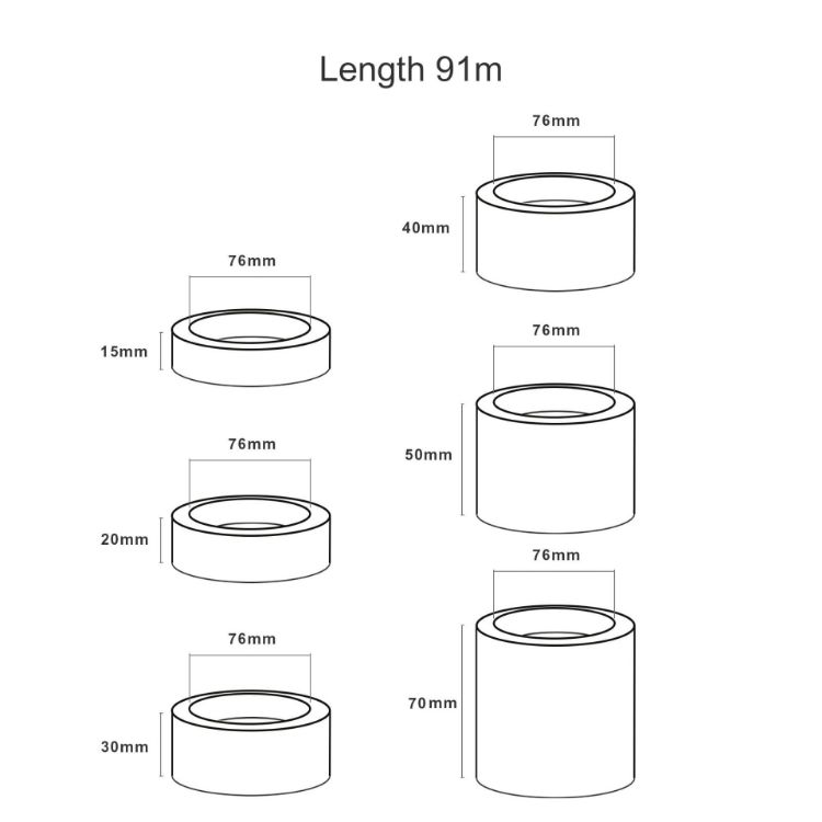 Picture of BOPP White Packaging Tape
