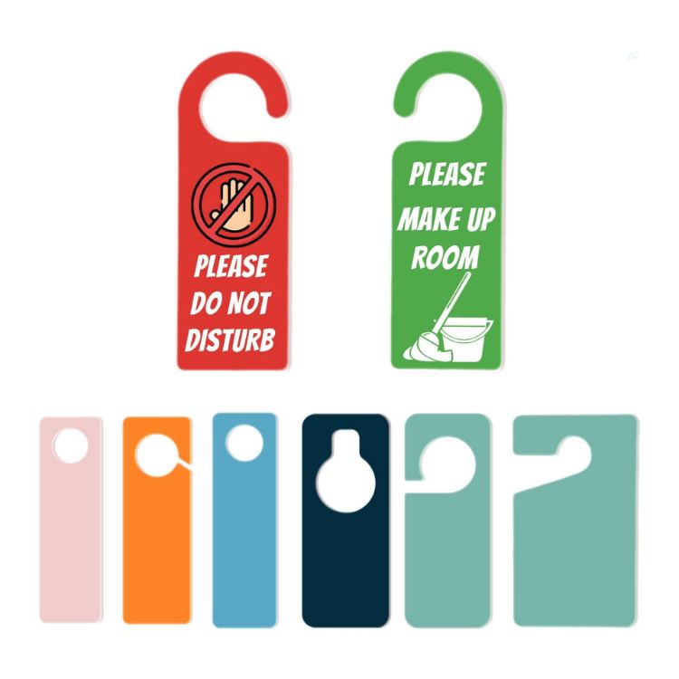 Picture of Custom Shape Acrylic Door Hanger