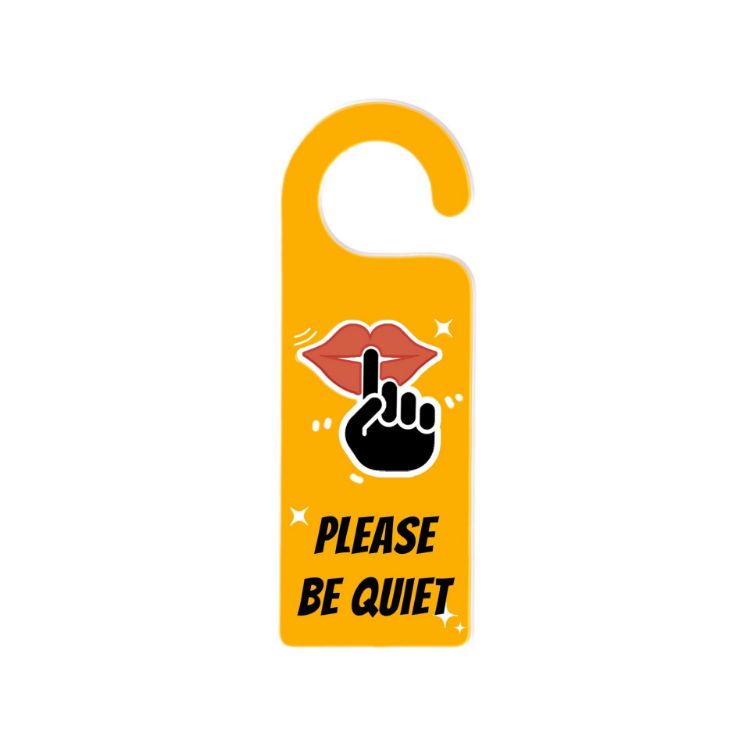 Picture of Custom Shape Acrylic Door Hanger