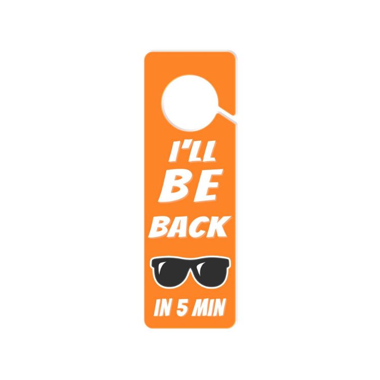 Picture of Custom Shape Acrylic Door Hanger