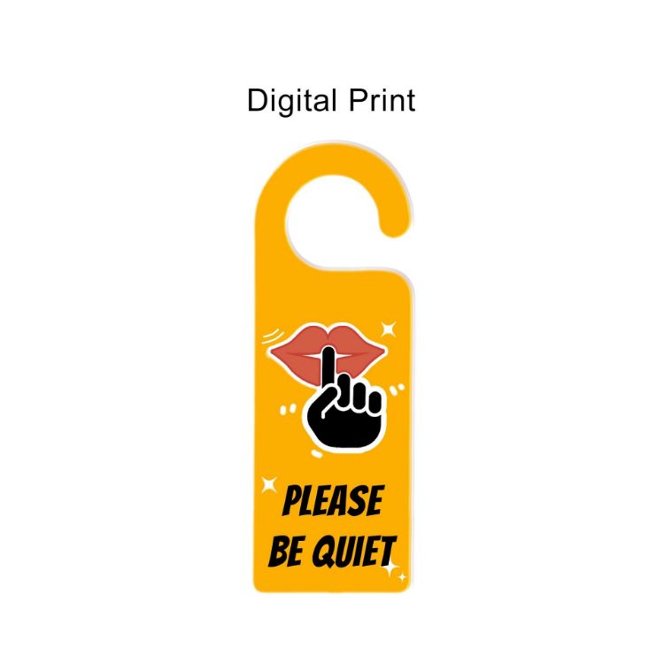 Picture of Custom Shape Acrylic Door Hanger