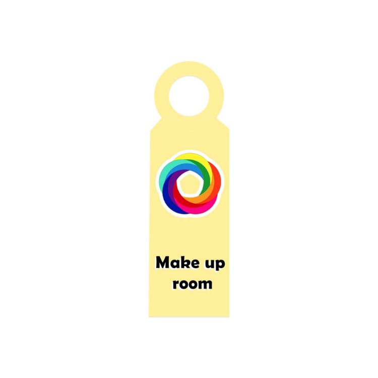 Picture of Custom Shape PVC Door Hanger