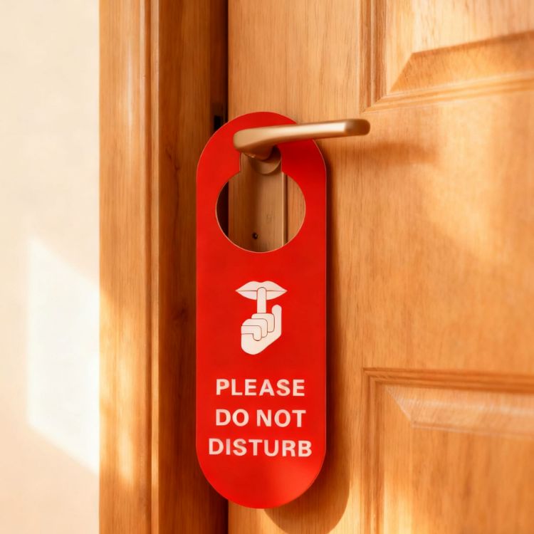 Picture of Custom Shape PVC Door Hanger