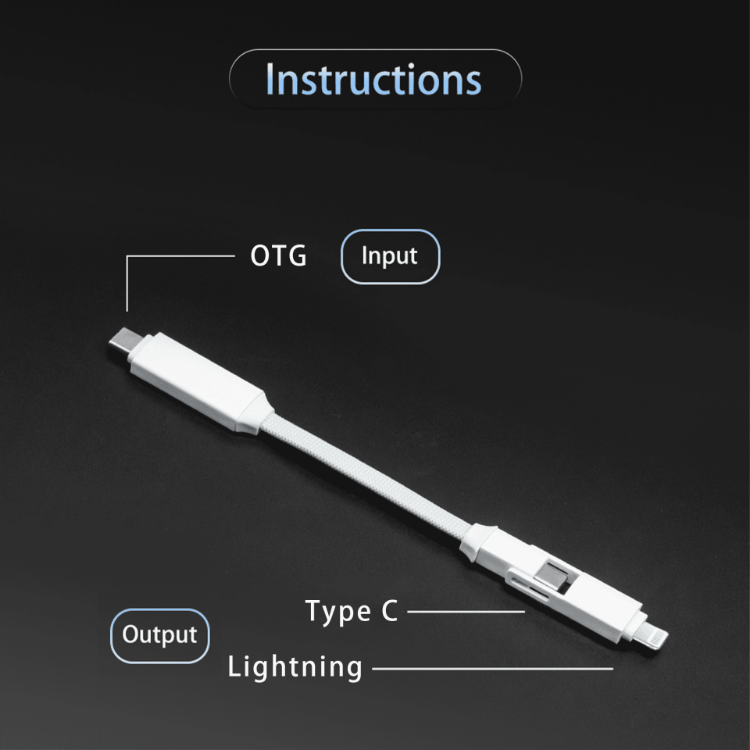 Picture of 60W 3-In-1 ABS Charging Cable