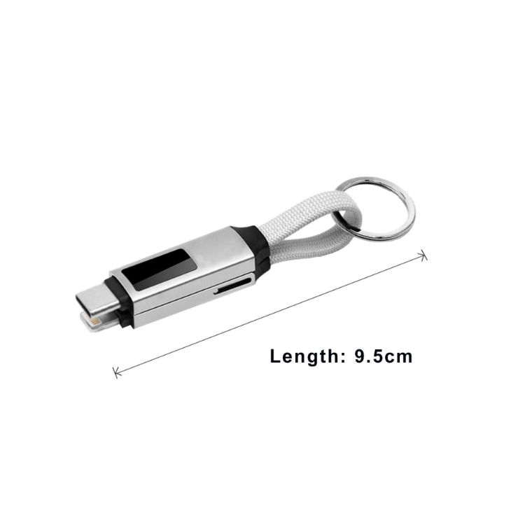 Picture of 100W 3-In-1 Aluminium Charging Cable with Digital Display