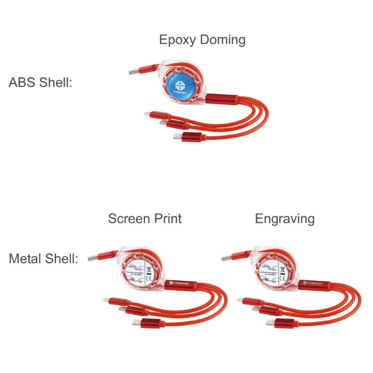 Picture of 3-in-1 Retractable Charging Cable