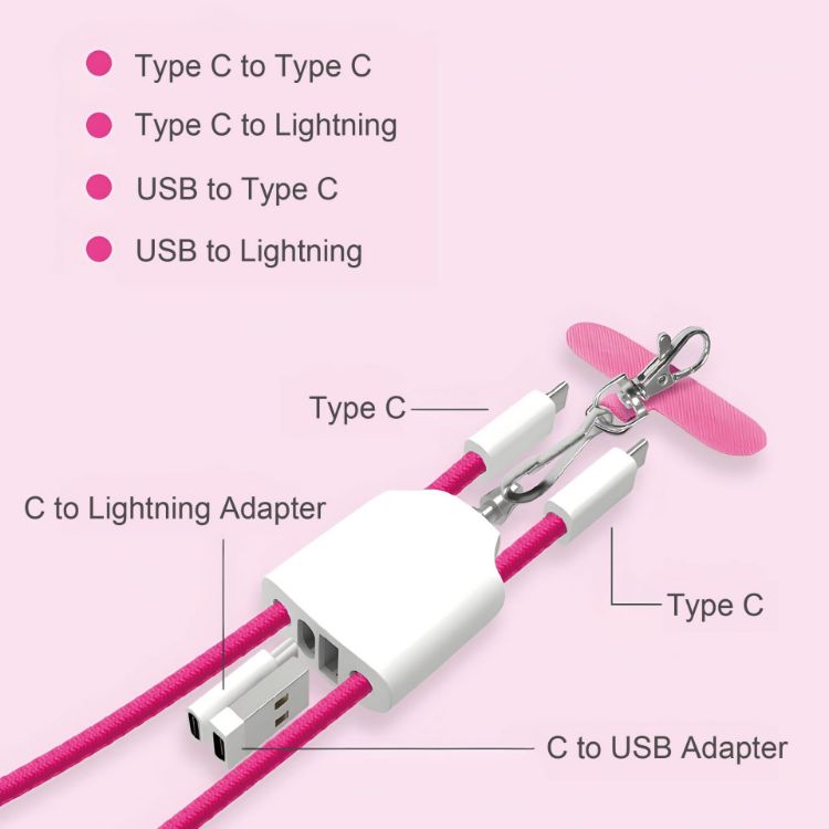 Picture of 60W 4-in-1 Charging Phone  Lanyard