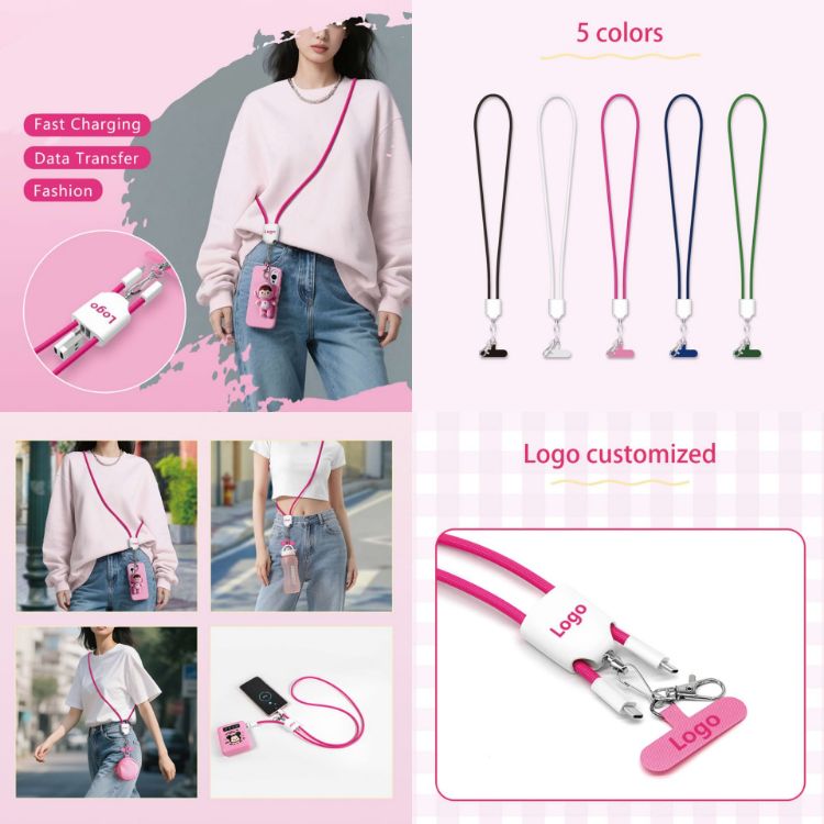 Picture of 60W 4-in-1 Charging Phone  Lanyard