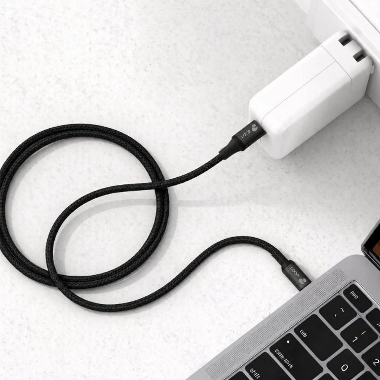 Picture of 100W Magnetic Flat Braided Charging Cable