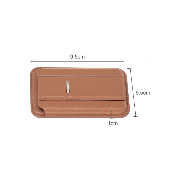 Picture of PU Magnetic Card Holder with Phone Stand