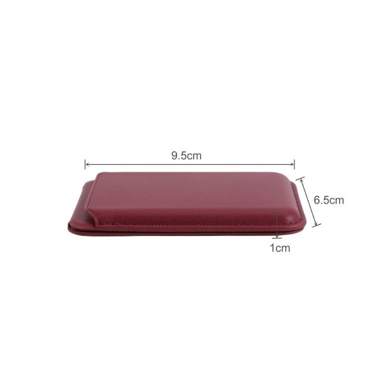 Picture of PU Foldable Magnetic Card Holder with Phone Stand