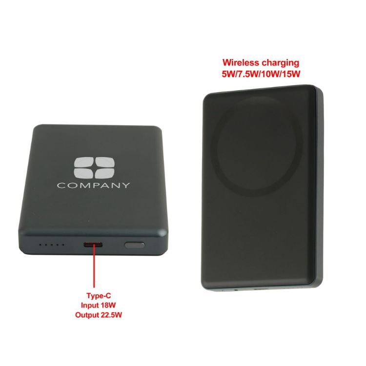 Picture of 10000mAh Aluminum Magnetic Power Bank