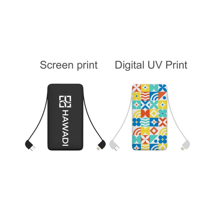 Picture of 10000mAh Slim  Power Bank with Charging Cable