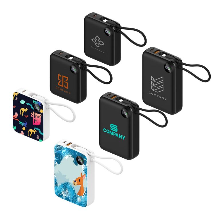 Picture of 10000mAh Power Bank with Charging Cable