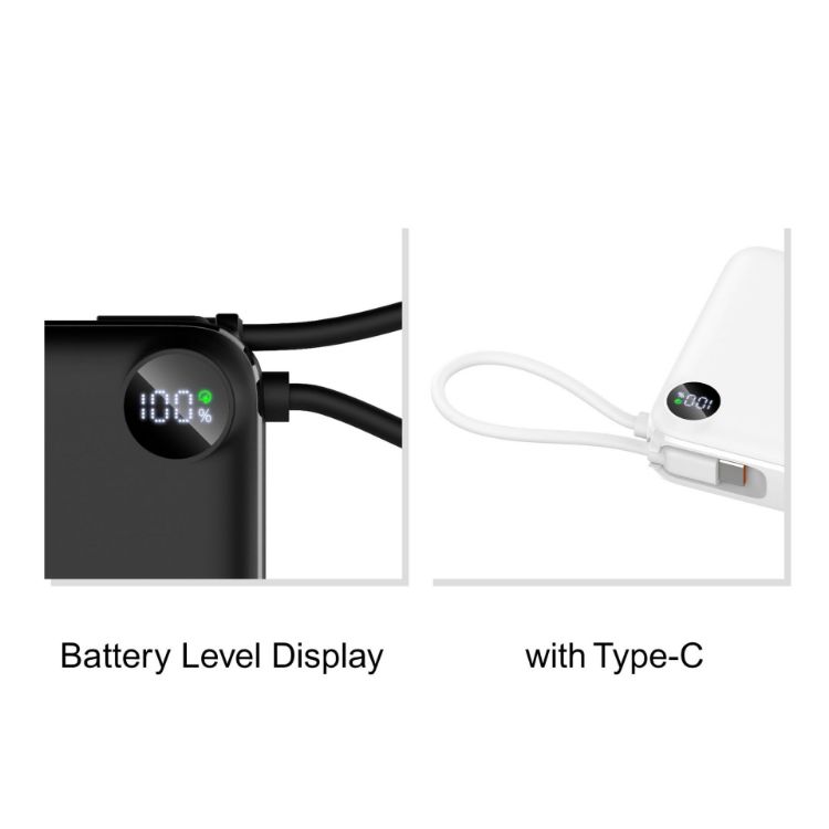 Picture of 10000mAh Power Bank with Charging Cable