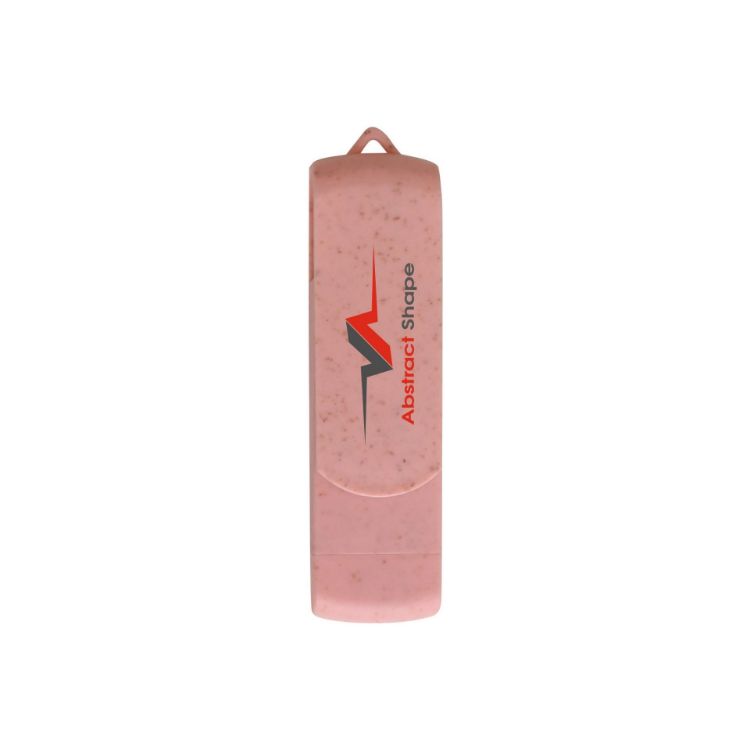 Picture of Rotate Wheat Straw Type C Flash Drive