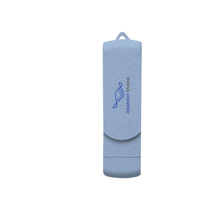 Picture of Rotate Wheat Straw Type C Flash Drive