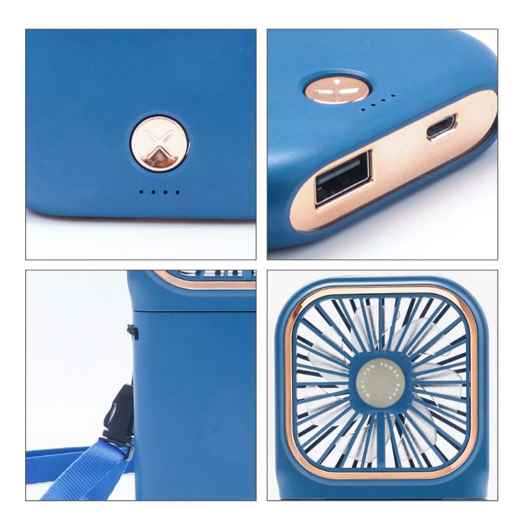 Picture of Folding Neck Fan With Phone Stand