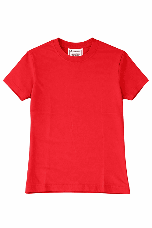 Teezcot_Unisex_RoundNeck_Red
