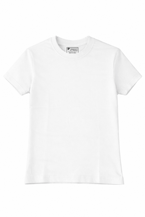 Teezcot_Unisex_RoundNeck_White