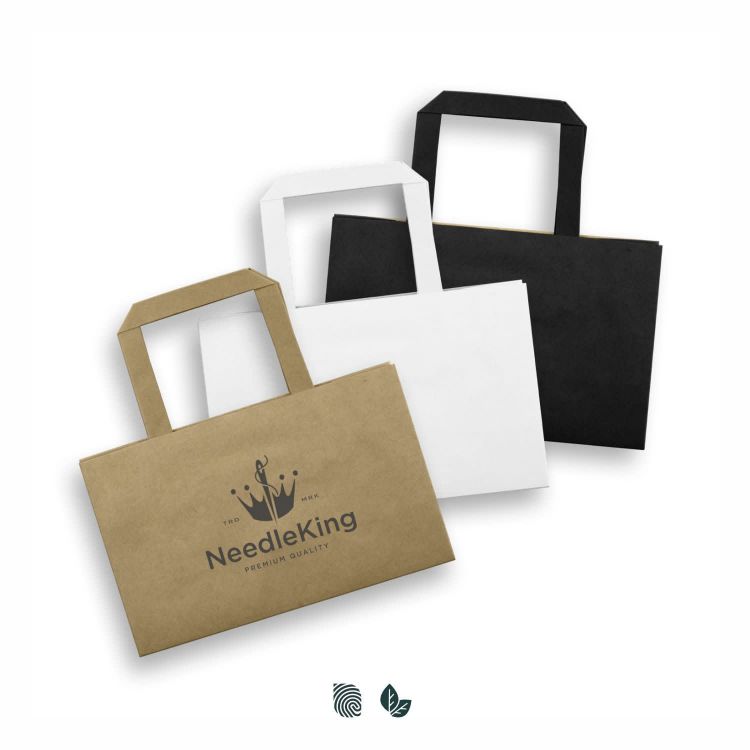 Picture of Small Flat Handle Paper Bag Landscape