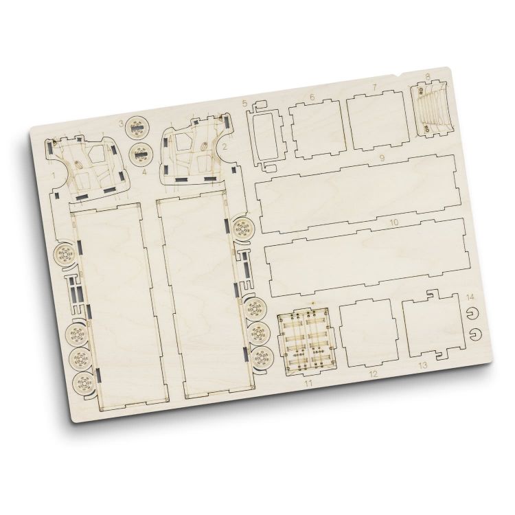 Picture of BRANDCRAFT Large Truck Wooden Model