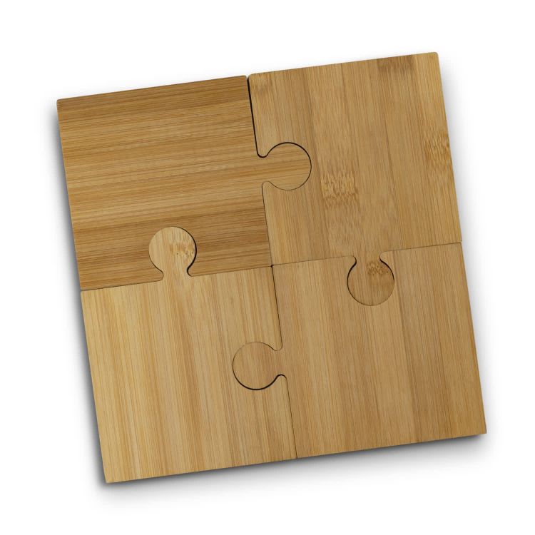 Picture of NATURA Puzzle Coaster - Set of 4