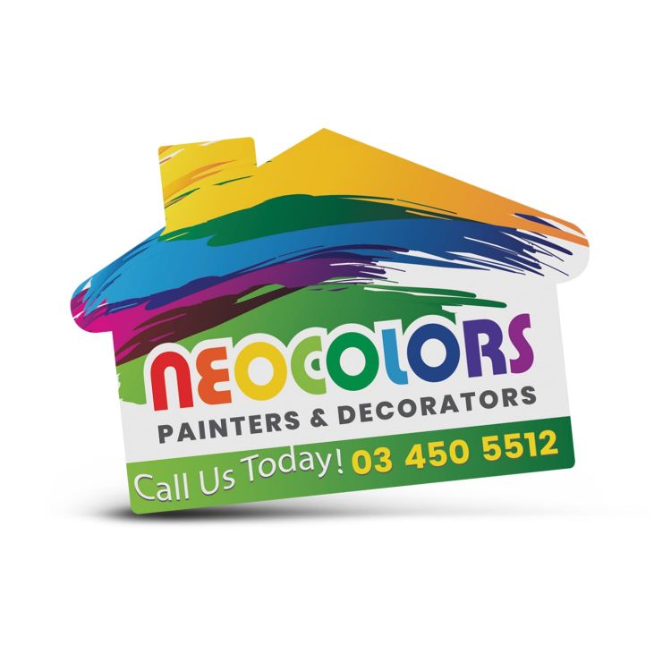 Picture of AD Labels 70 x 50mm - House Shaped