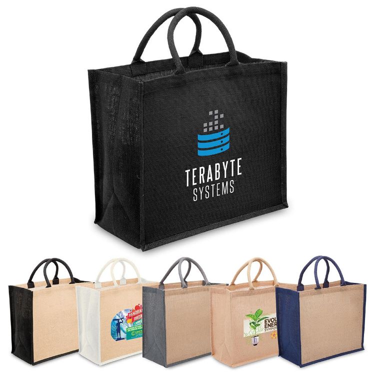 Picture of Eco Jute Tote with wide gusset