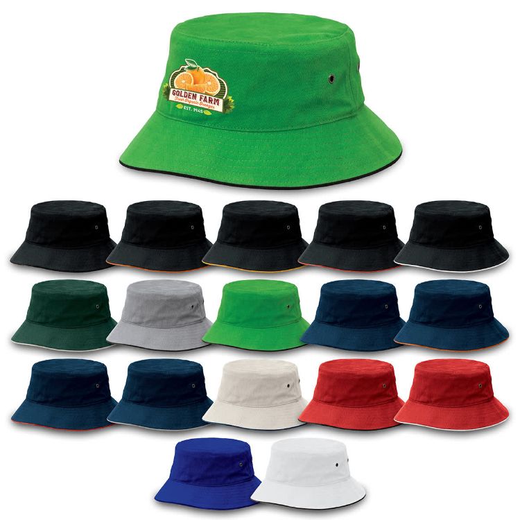 Picture of Sandwich Brim Bucket Hat