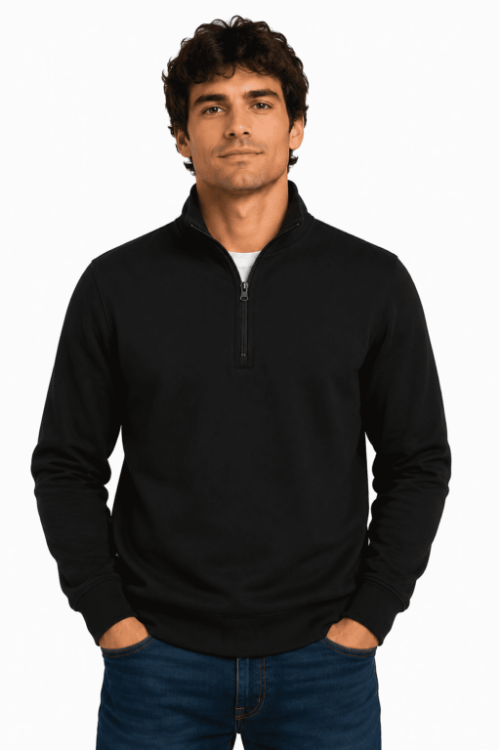 Picture of MAWSON MENS 1/4 ZIP SWEATER