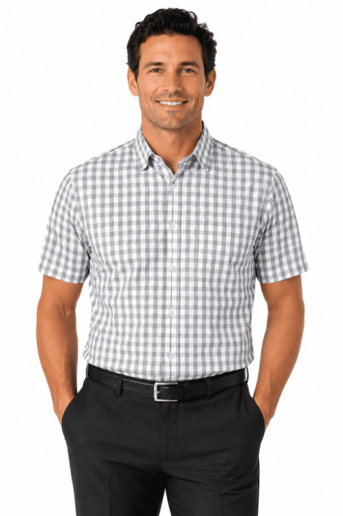 Picture of DEVONPORT MENS SHIRT SHORT SLEEVE RUNOUT