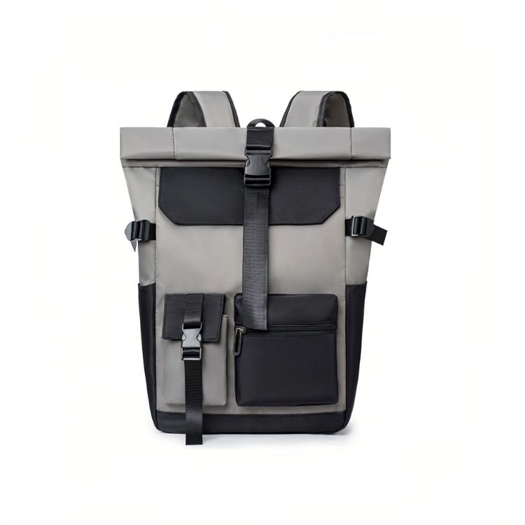 Picture of Multi-pocket Roll Top Backpack