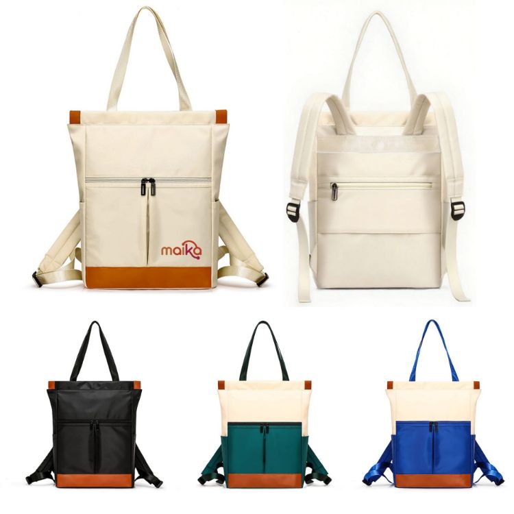Picture of Convertible Nylon Backpack to Tote Bag