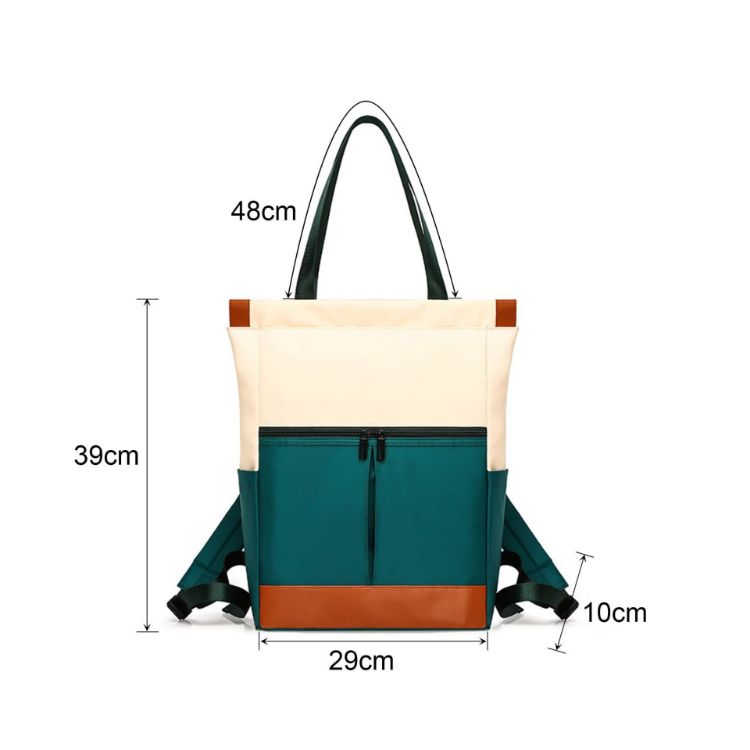 Picture of Convertible Nylon Backpack to Tote Bag