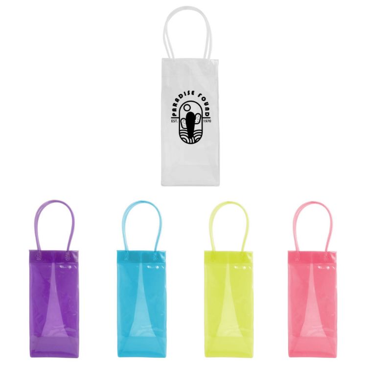 Picture of PVC Clear Wine Ice Tote Bag
