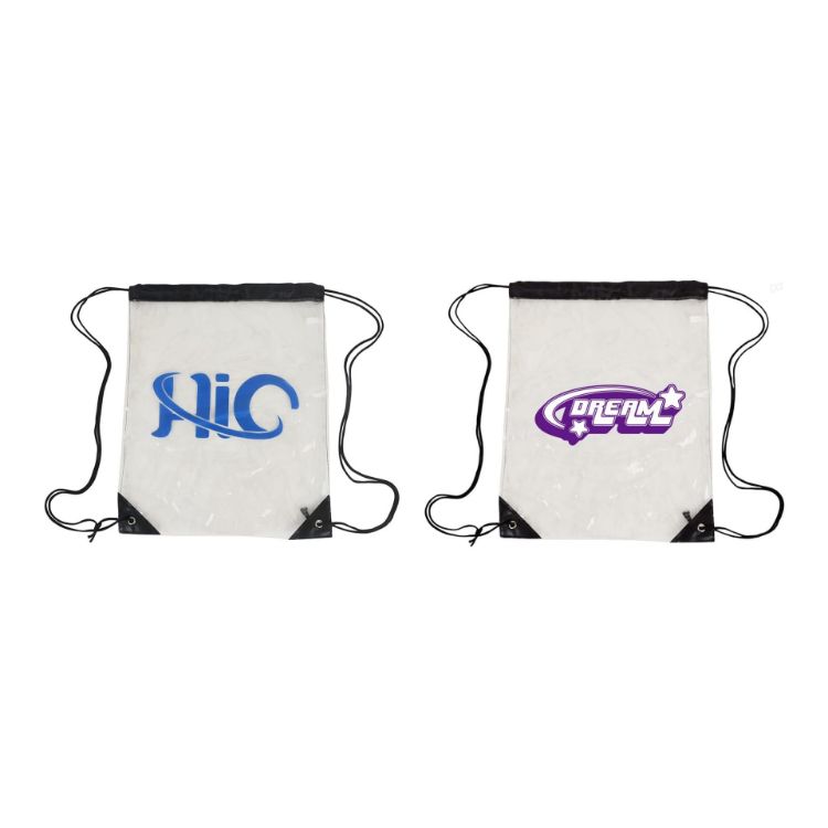 Picture of Clear PVC Drawstring Bag
