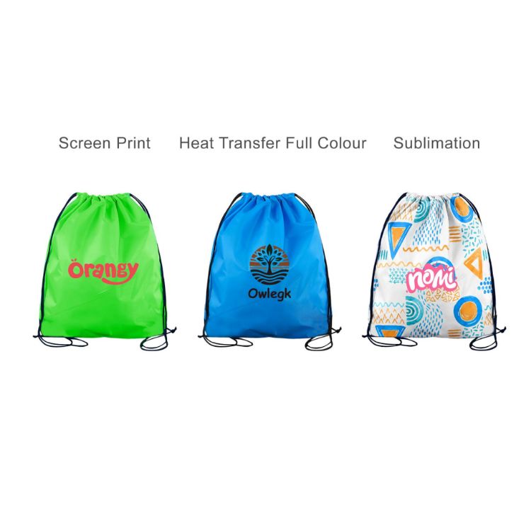 Picture of Normal Polyester Drawstring Bag