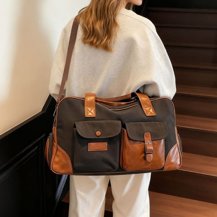 Picture of Vintage Canvas Duffle Bag