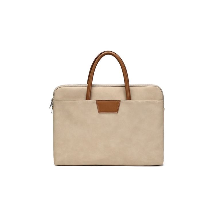 Picture of Suede PU Leather Laptop Bag