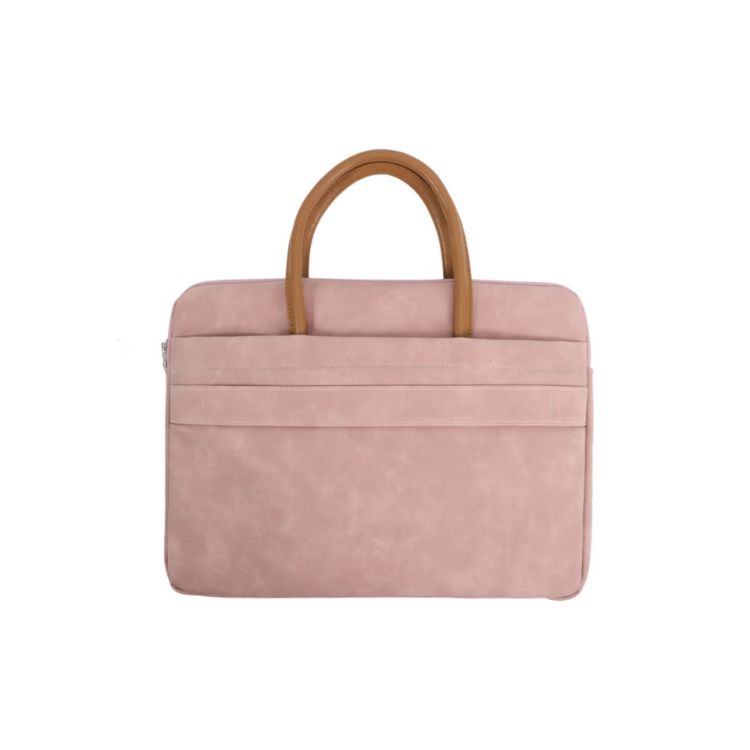 Picture of Suede PU Leather Laptop Bag